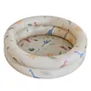 Inflatable Swimming Pool Baby  Outdoor Paddling Pool (Beige 90cm diameter)