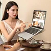 Walnut Butterfly Computer Stand Liftable 360&deg; Rotation Heat Dissipation Computer Support Stand Suitable for 12~18 Inch Tablets and Laptops
