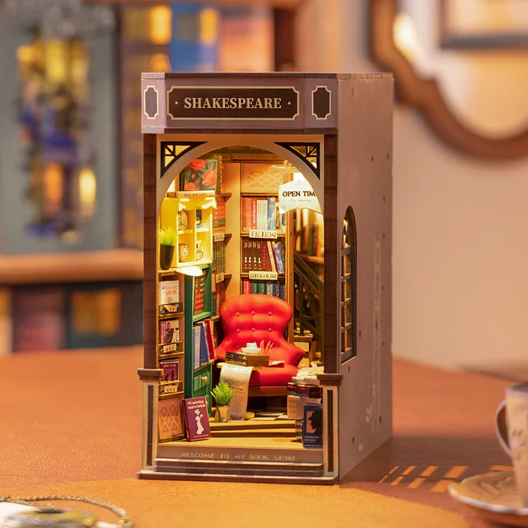 Come creare un book nook per libreria - how to make a book nook for library  - book nook Harry Potter 