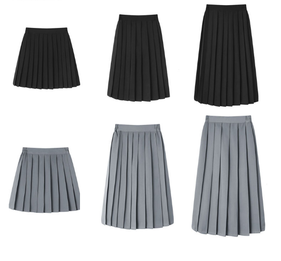 XS-5XL Plus Size High Waist A-Line Pleated Plaid Skirt SP16713