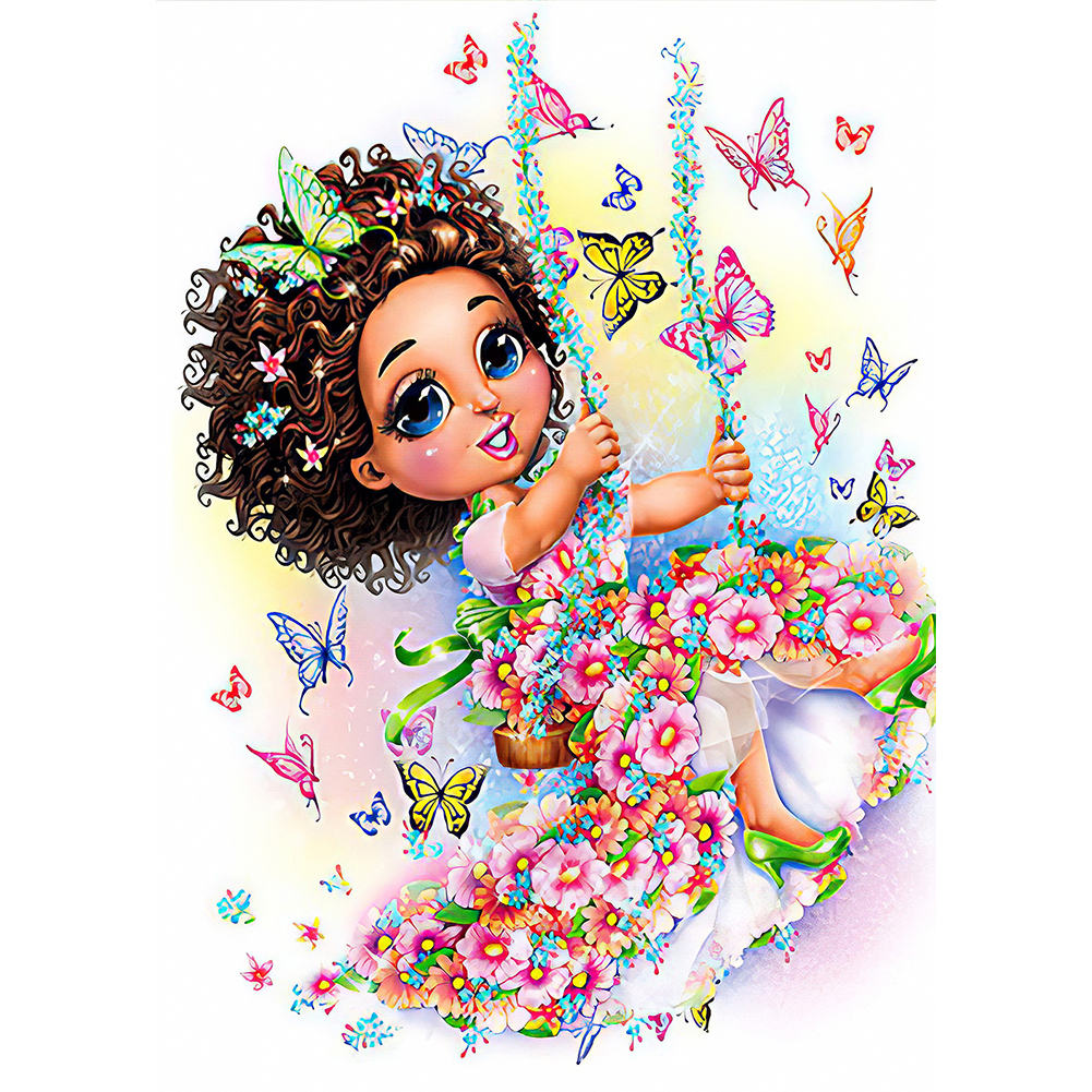 

Sweet Girl - Round Drill Diamond Painting - 30*40CM, 501 Original