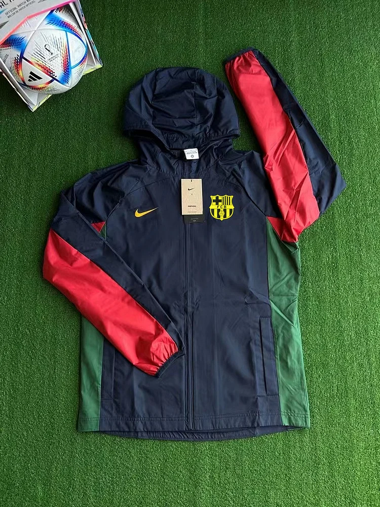 2023/2024 Barcelona Jersey Black Trench Coat