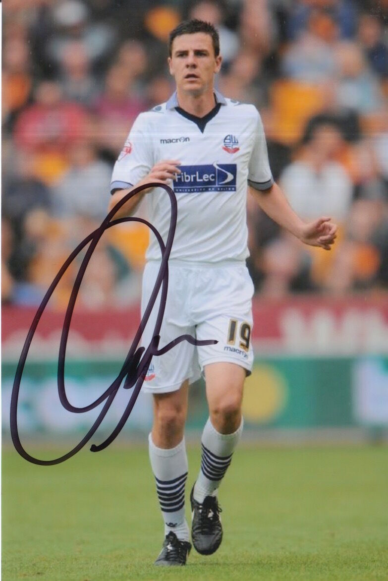 BOLTON WANDERERS HAND SIGNED OWEN GARVAN 6X4 Photo Poster painting 1.