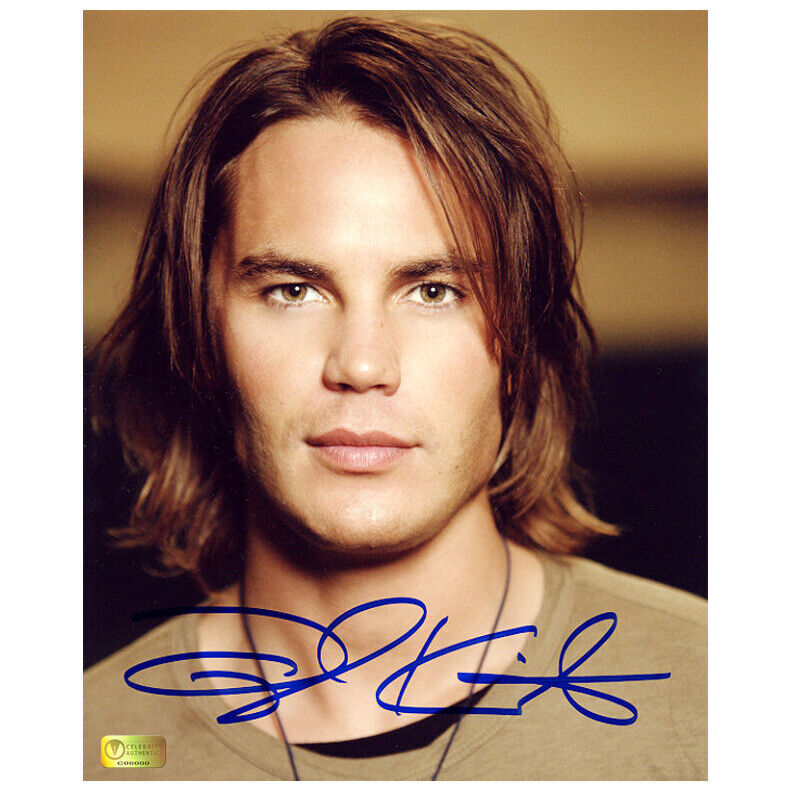 Taylor Kitsch Autographed 8x10 Portrait Photo Poster painting