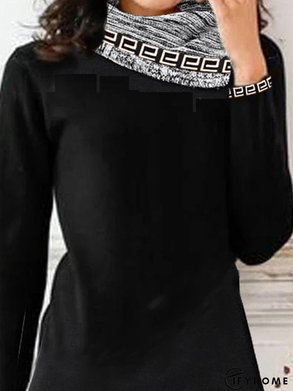 Casual Regular Fit Color Block Spring Daily Dress | IFYHOME