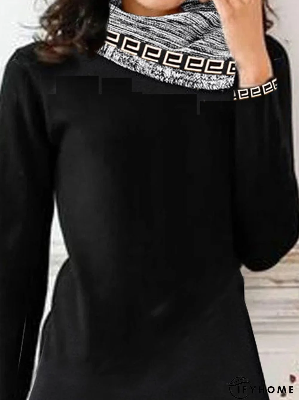 Casual Regular Fit Color Block Spring Daily Dress | IFYHOME