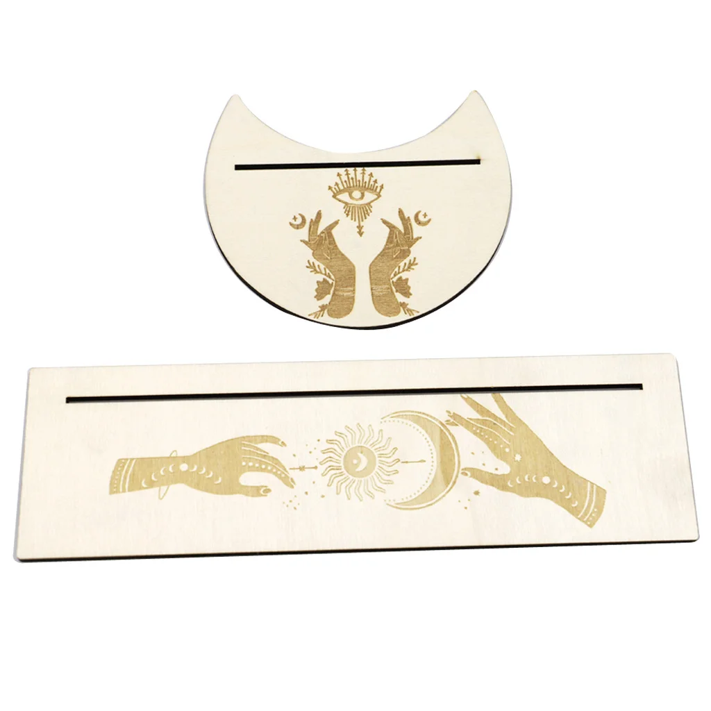 Altar Card Wooden Stand Display Rectangle Card Tarot Holder 