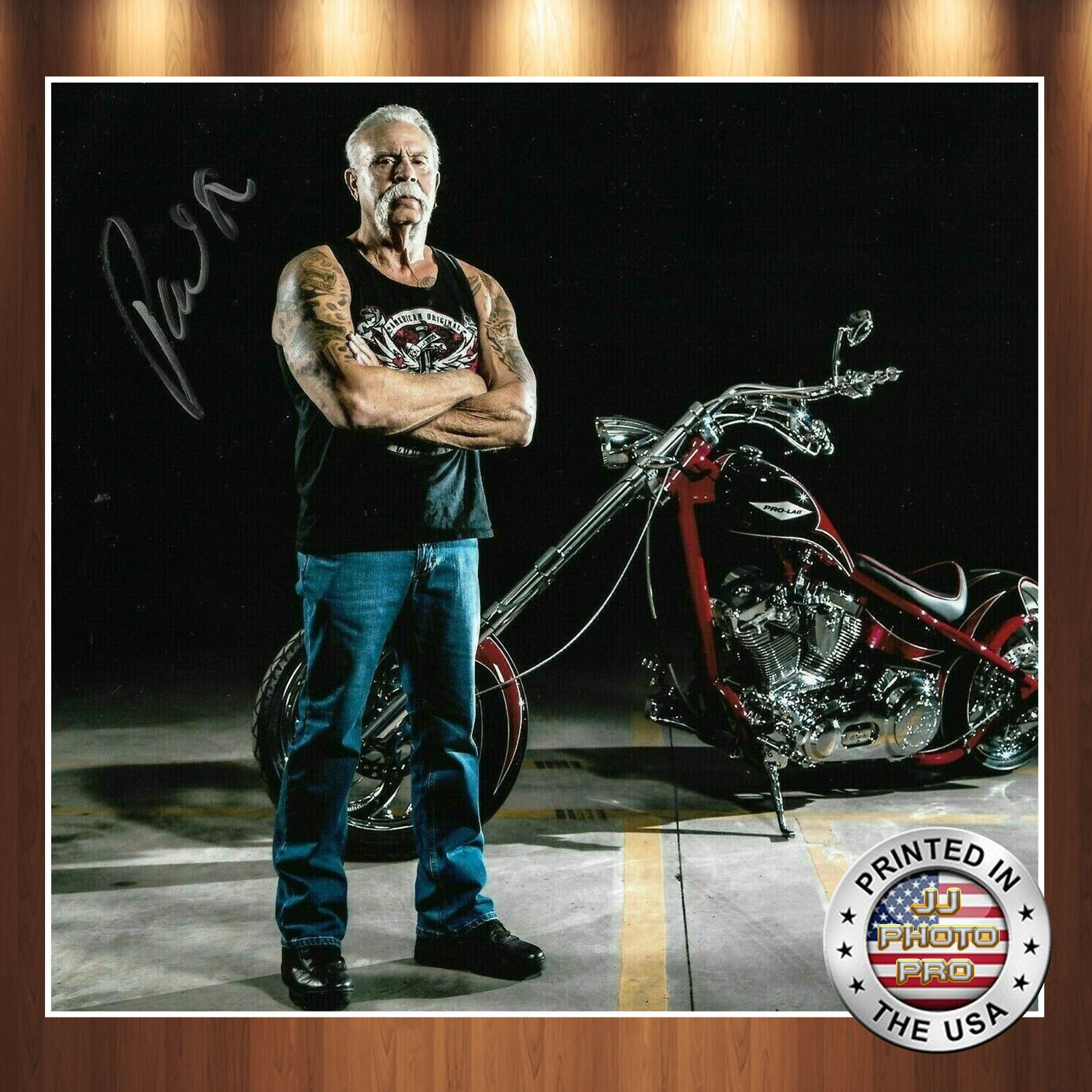 Paul Teutel Sr Autographed Signed 8x10 Photo Poster painting (American Chopper) REPRINT