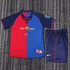 Joyfball 1899-1999 Kids Size Retro Barcelona Centennial Edition Football Shirt 1:1 Thai Quality
