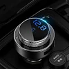 GC16 Car FM Transmitter Bluetooth-compatible Handsfree MP3 Player QC3.0 USB Charger