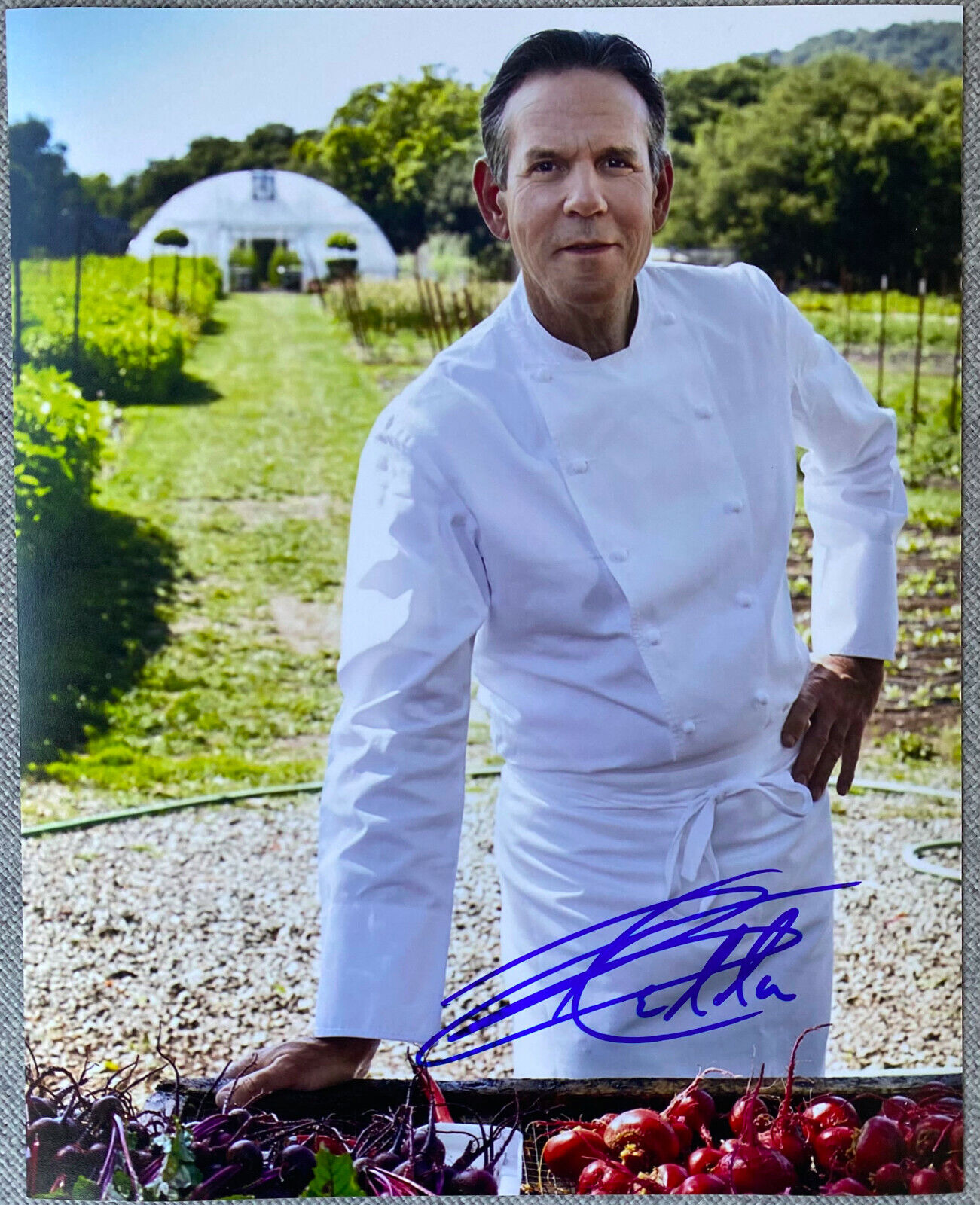 Chef Thomas Keller Signed In-Person 8x10 Photo Poster painting - French Laundry, Per Se, Bouchon