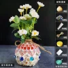 Wooden Vase Solid Mosaic Art Handmade Pasting Material Pack DIY Creative Decoration Kit