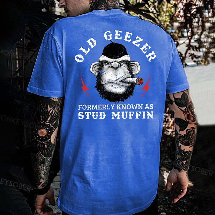 Old Geezer  Formerly Known As  Stud Muffin T-shirt