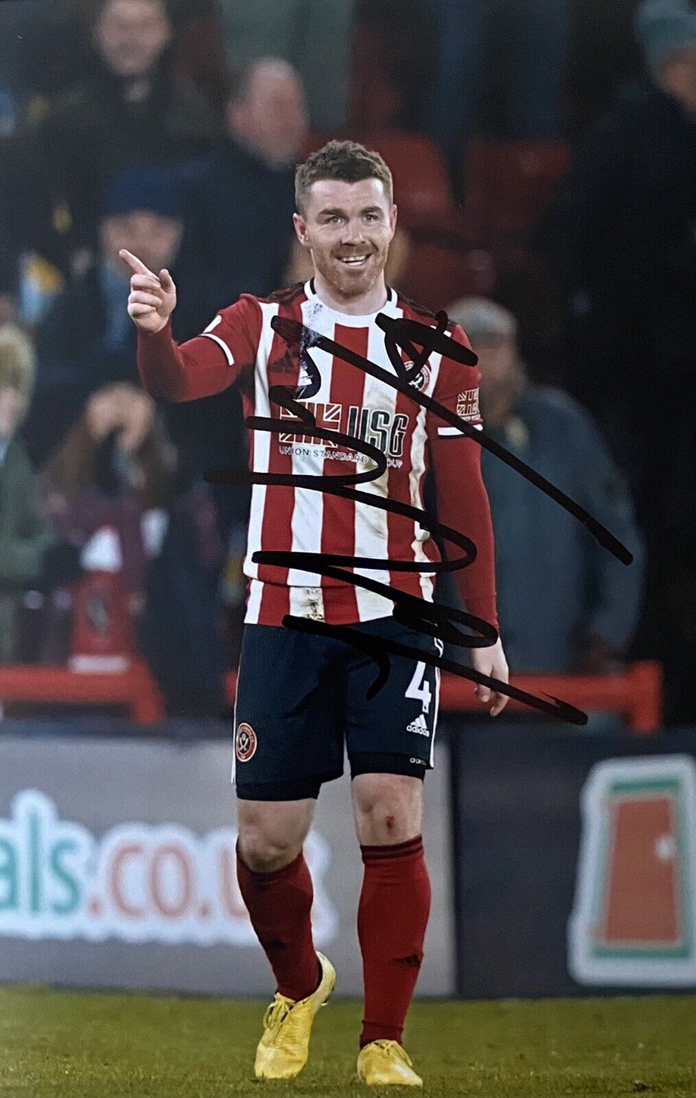 John Fleck Genuine Hand Signed Sheffield United 6X4 Photo Poster painting 3