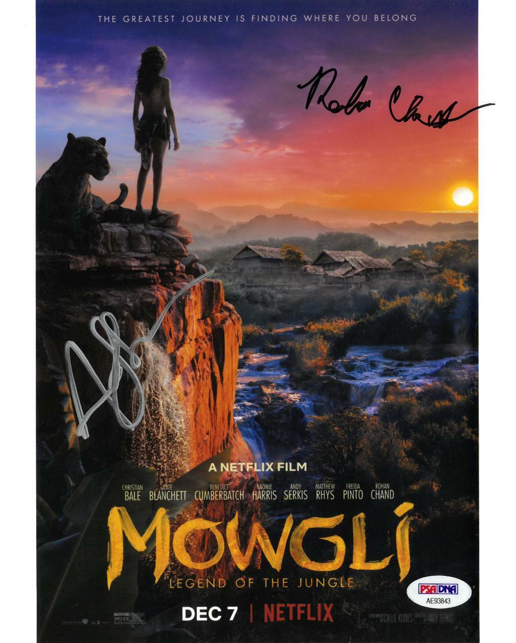 Andy Serkis/Rohan Chand Signed Mowgli Autographed 8x10 Photo Poster painting PSA/DNA #AE93843