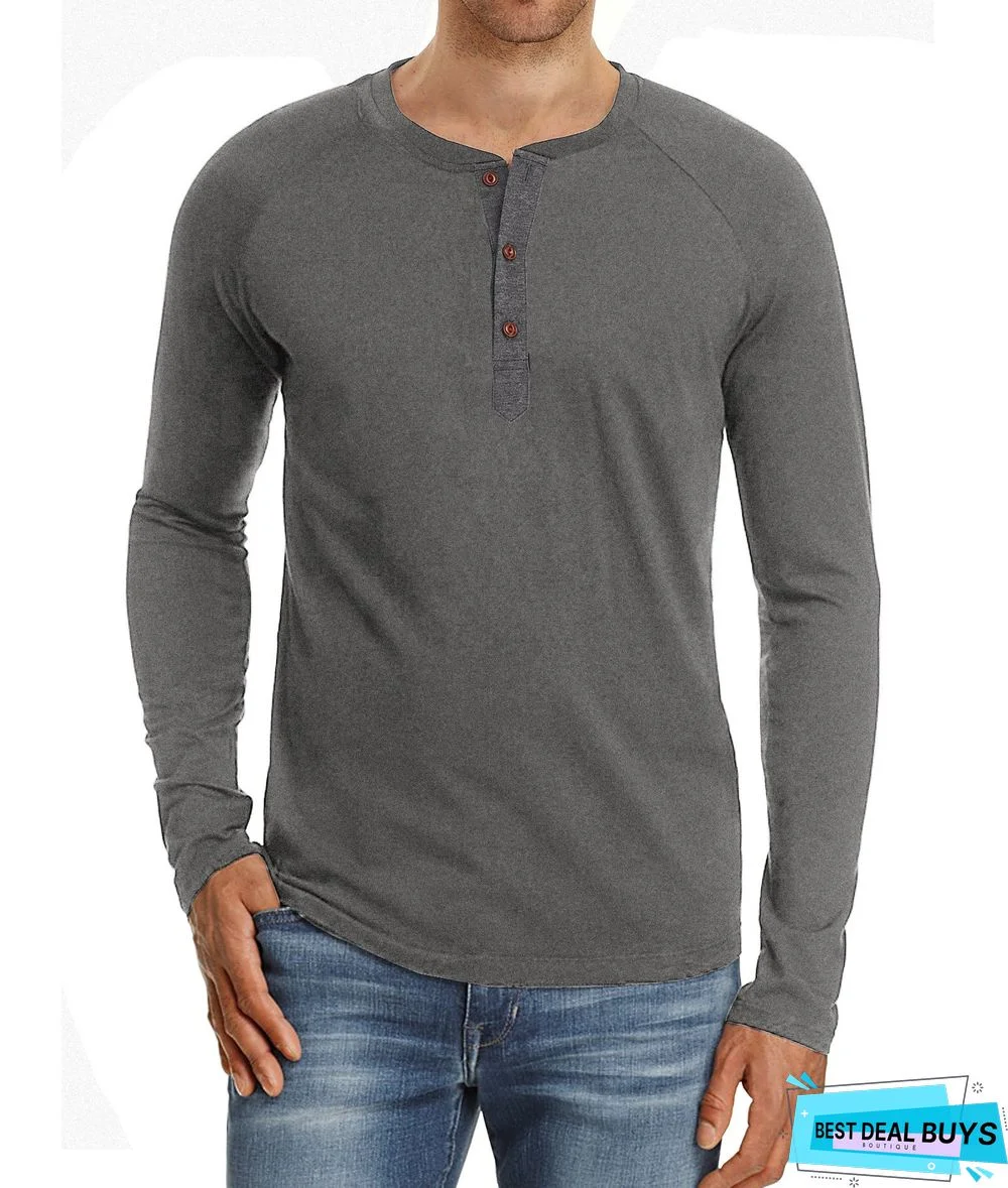 Men's Wear Long Sleeve T-Shirt Round Neck Bottoming Shirt