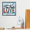 Love Cat-Paint by Numbers Acrylic Painting 20*20cm