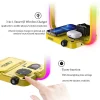 Mobile Phone Earphone Watch 3 in 1 Wireless Charger RGB Colorful Light Multi-Function Atmosphere Light Smart Night Light
