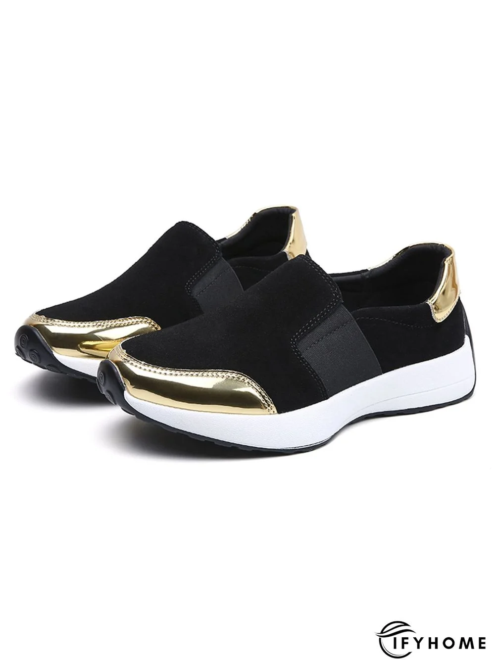 Casual Color Block Slip On Walking Shoes | IFYHOME
