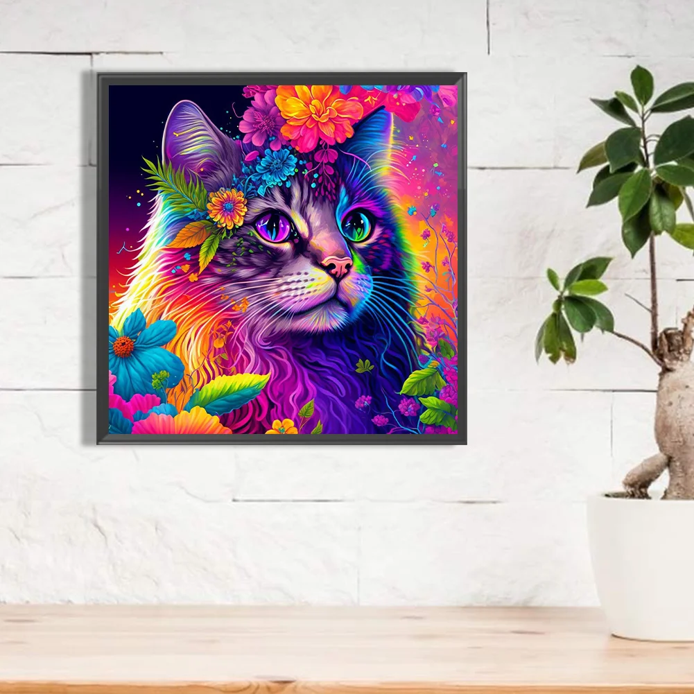 Diamond Painting - Full Round Drill - Cat(30*30cm)