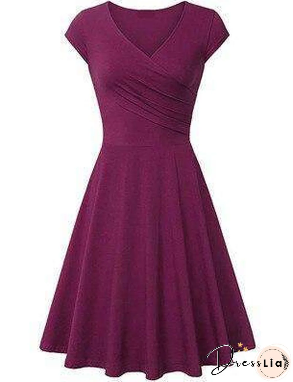 Summer Dress Women New Green 16 Colors Pleated Dresses Black Plus Size V Neck Fashion Slim Clothing Vestidos Feminina CX800