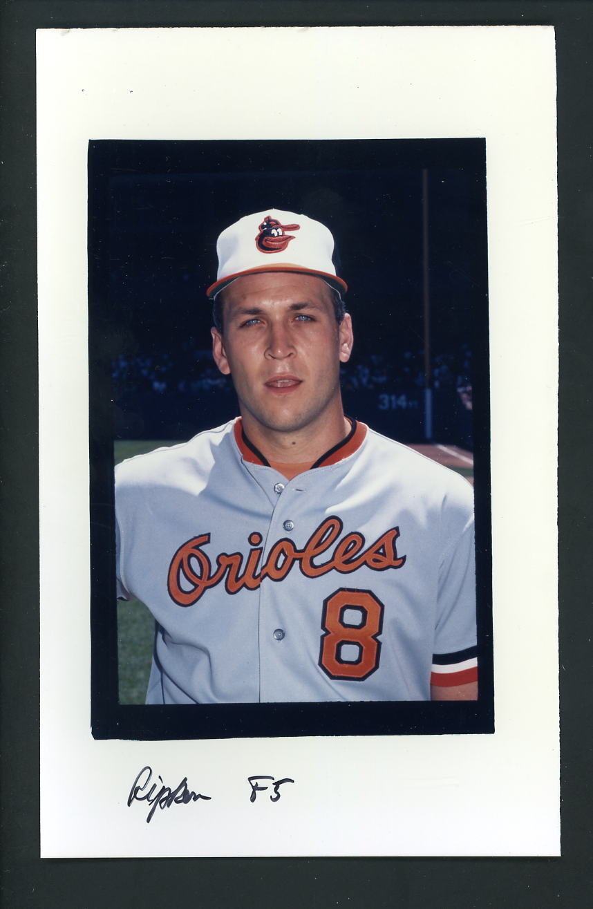 Cal Ripken Press Original COLOR Photo Poster painting 5 x 8 Baltimore Orioles pose