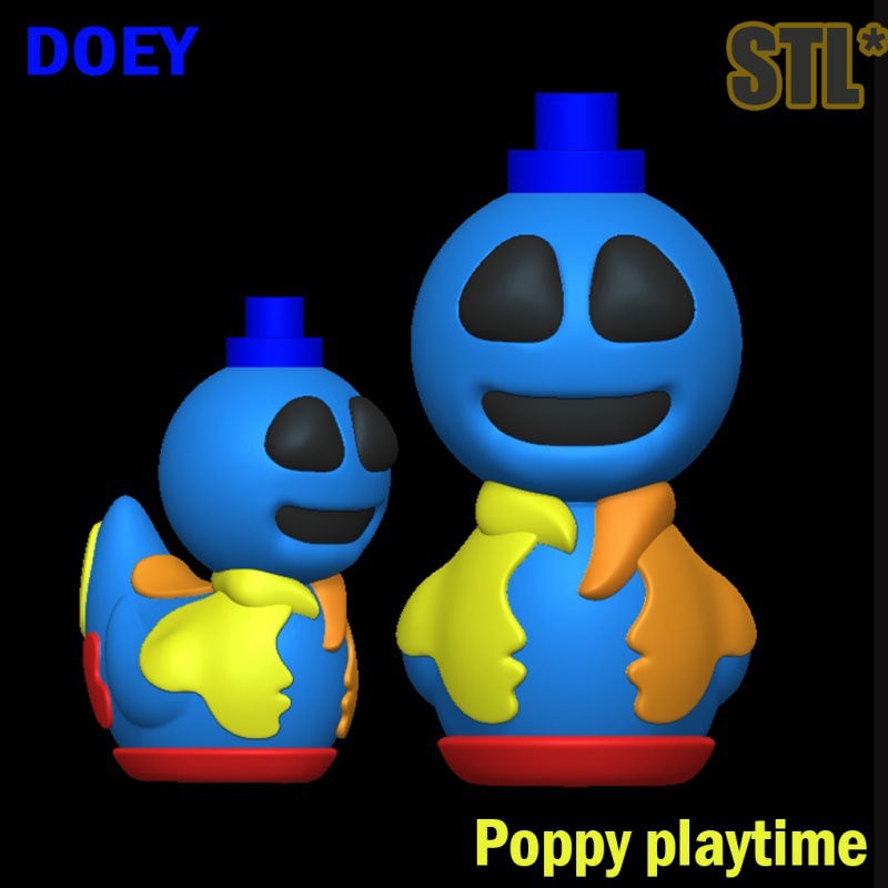 doey flexy - 3D printable Models doey multicolor flexi - doey the doughman FLEXI-MULTICOLOR  Plush