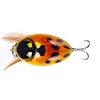 8Pcs Cicada Bait Fishing Lure Insect Bug Lure Sea Beetle Crank Floating Wobblers