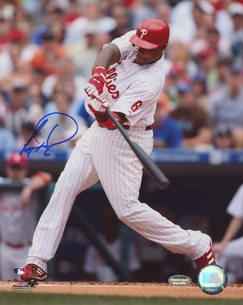 Ryan Howard Philadelphia Phillies MLB All-Star Signed 8x10 Photo Poster painting Schwartz COA