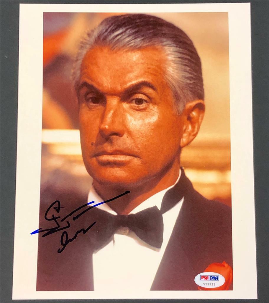 GEORGE HAMILTON Autograph THE GODFATHER Signed 8x10 Photo Poster painting ~ PSA/DNA COA #X11723