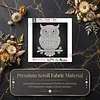 DIY Pearl Painting Owl for Home Wall Decor(25x25cm)