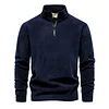 Men's Casual Outdoor Half-zip Polar Fleece Sweatshirt by Inlyline