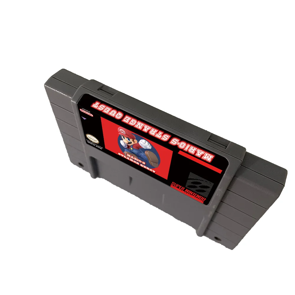 Mario's Strange Quest SNES For Super Nintendo Entertainment System - 16 Bit US Version Game Cartridge