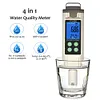 4 in 1 Digital Water Tester ORP/H2/PH Temp Meter for Hydroponics Pool Aquarium