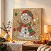DIY Special Shaped Drill Diamond Painting Kit Framed - Snowman