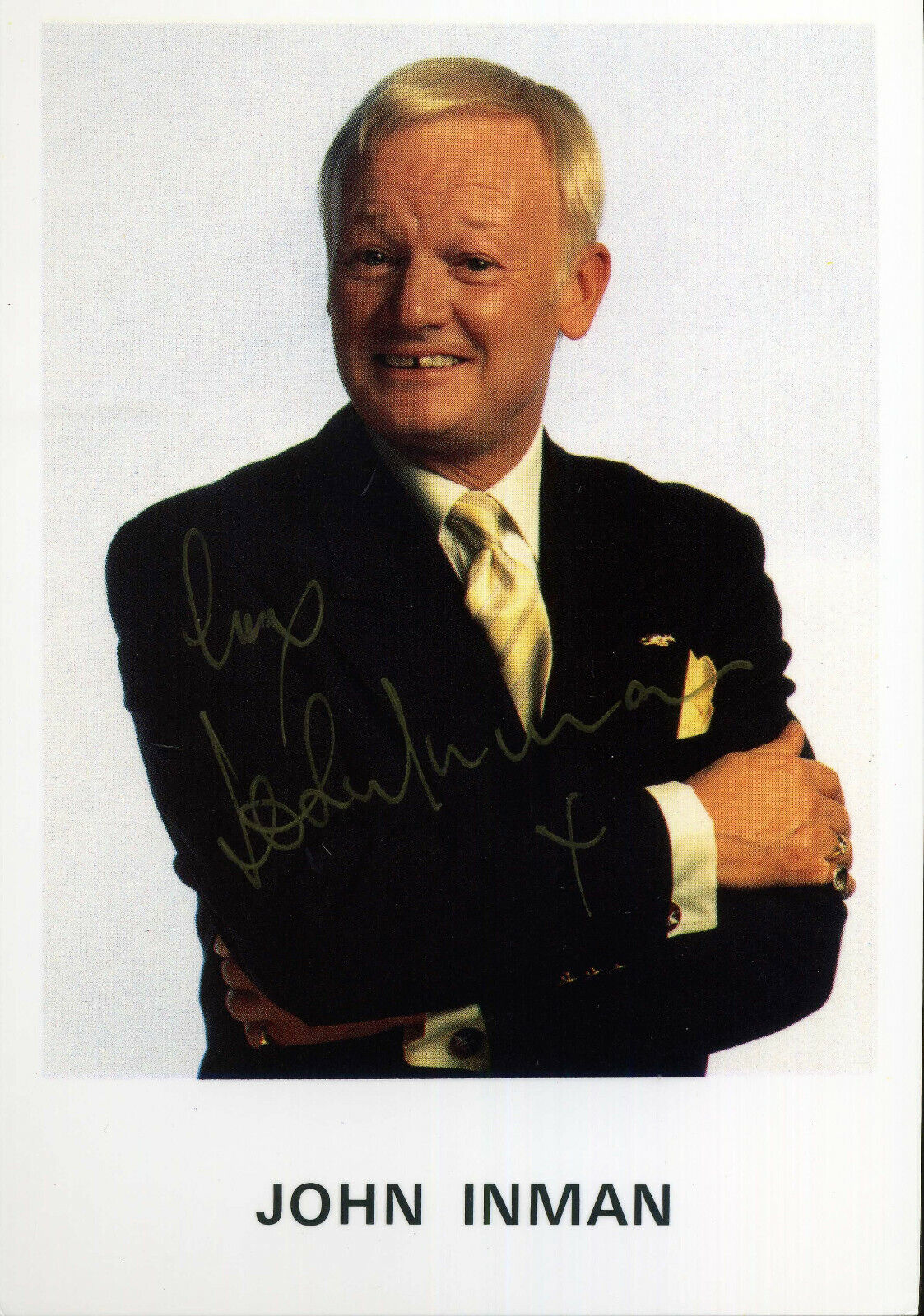 JOHN INMAN Signed Photo Poster paintinggraph - TV & Film Actor ARE YOU BEING SERVED? preprint