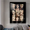 Colourful Sliced Poster Decorative Painting - Attack On Titan Decorative Painting - JuZi Studio