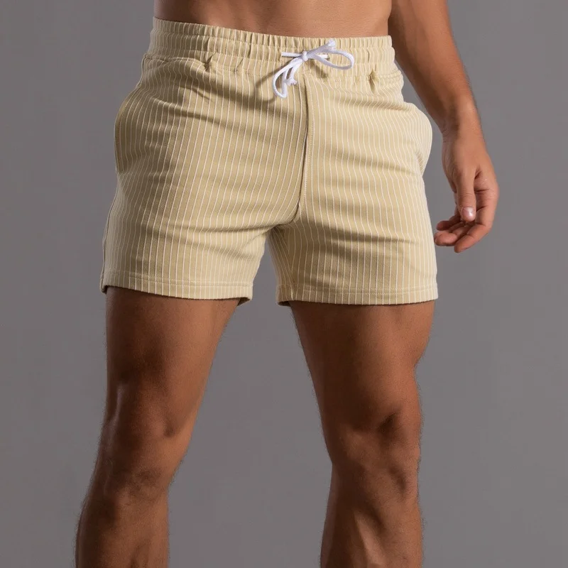 Men's Striped Track Shorts-inspireuse