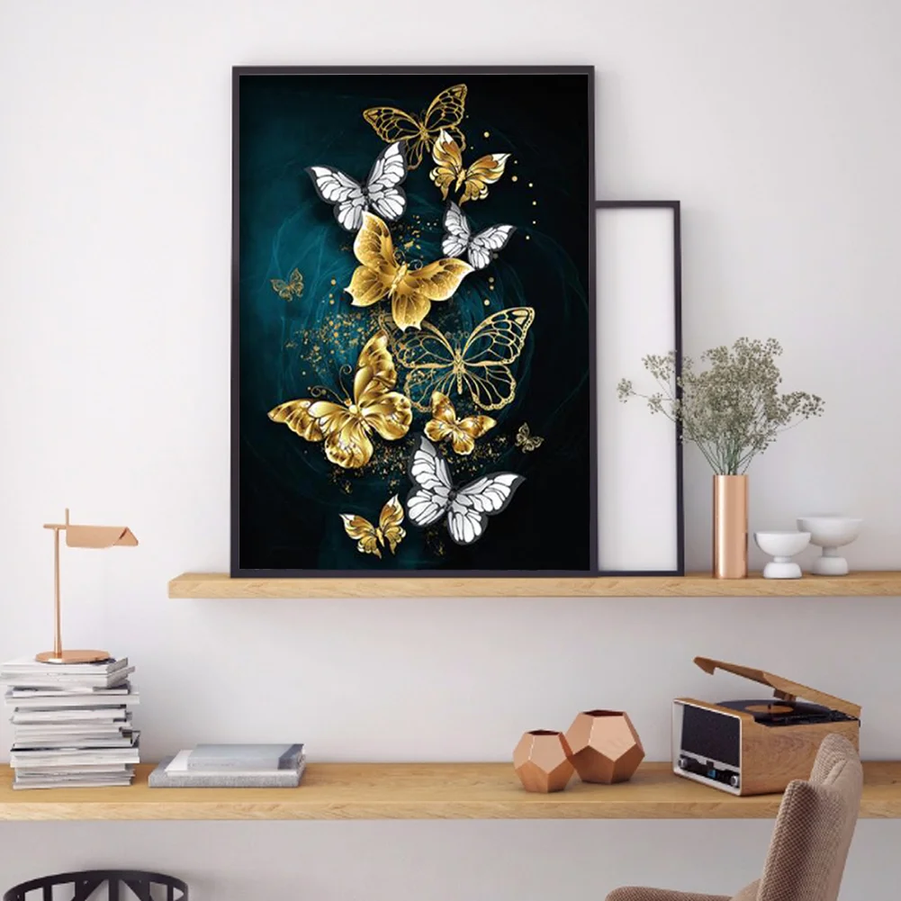 Diamond Painting - Full Round Drill - Butterfly(30*40cm)