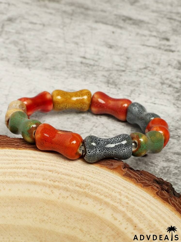 Ceramic Beaded Bracelet