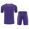 2025/2026 Real Madrid Pre-Match Training Purple Shirt+Shorts 1:1 Thai Quality