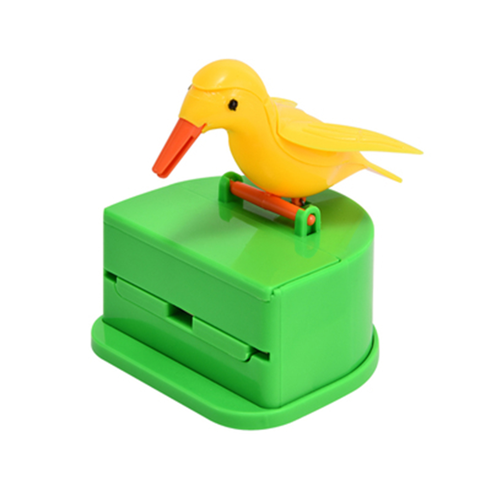 

Cute Bird Automatic Toothpick Box, Green, 501 Original