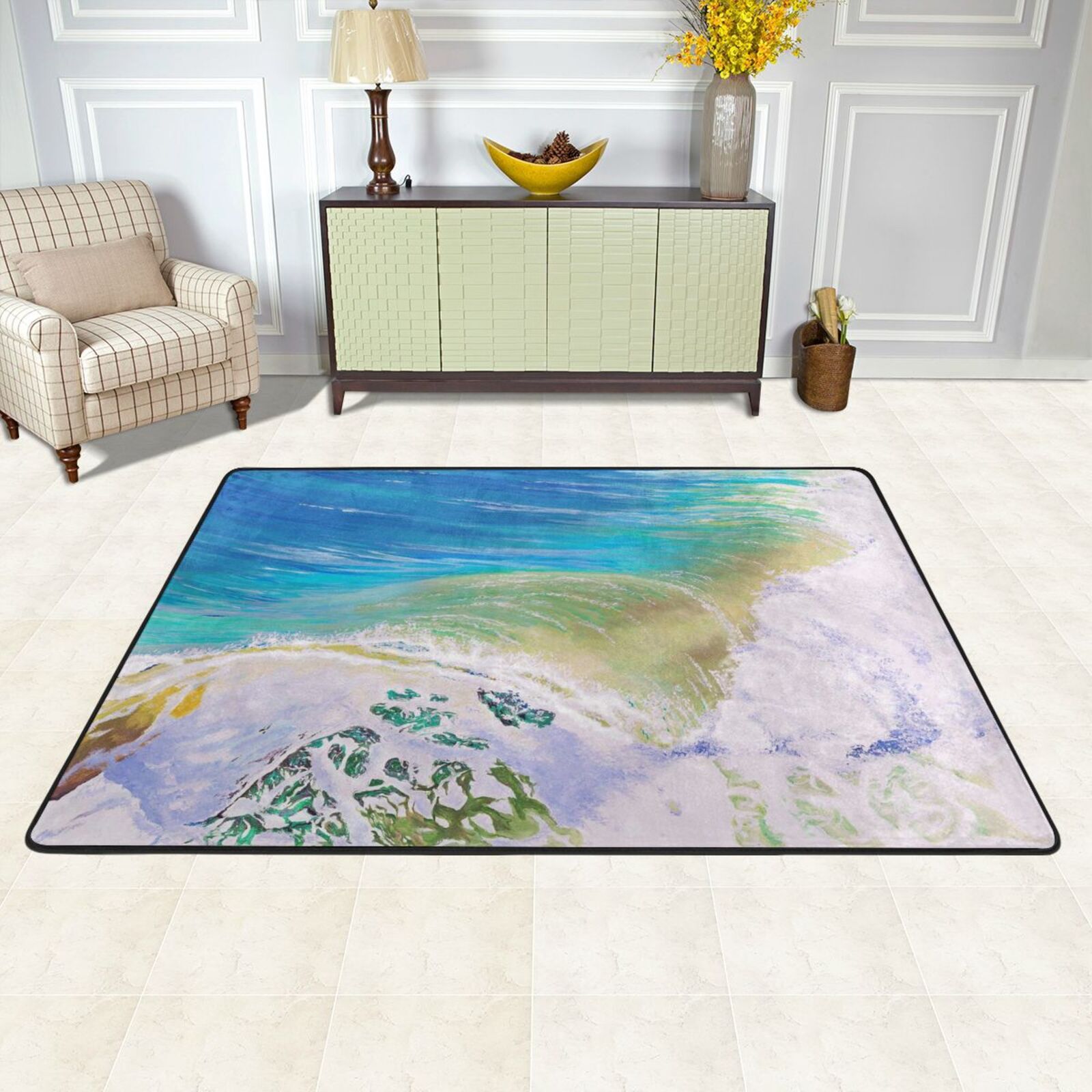 Comstylish Flannel Anti-Slip Floor Mat