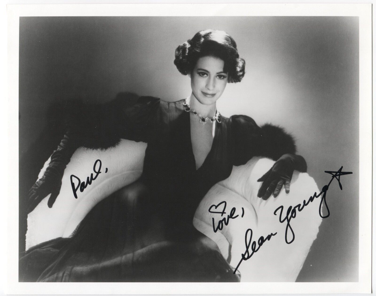 Sean Young Signed 8x10 Inch Photo Poster painting Autographed Vintage Signature