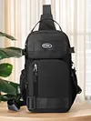 Men Casual Chest Bag Multi Pocket Multifunction Waist Bag Waterproof Commute Bag