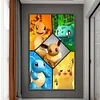 Pokémon-11CT Stamped Cross Stitch 40*65cm/15.75*25.59in(Big Size)