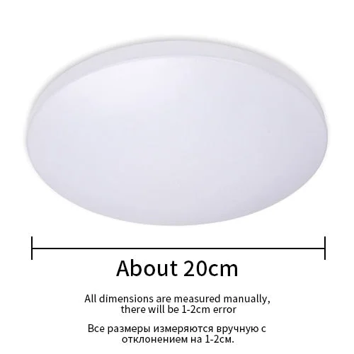 Ultra Thin LED Ceiling Lights Modern Surface Mount Remote Control Lighting Fixture Lamp 110V Living Room Bedroom Kitchen