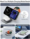 Apple 3 in 1 Wireless Charger Family Bucket Foldable Magnetic Magsafe Desktop Stand