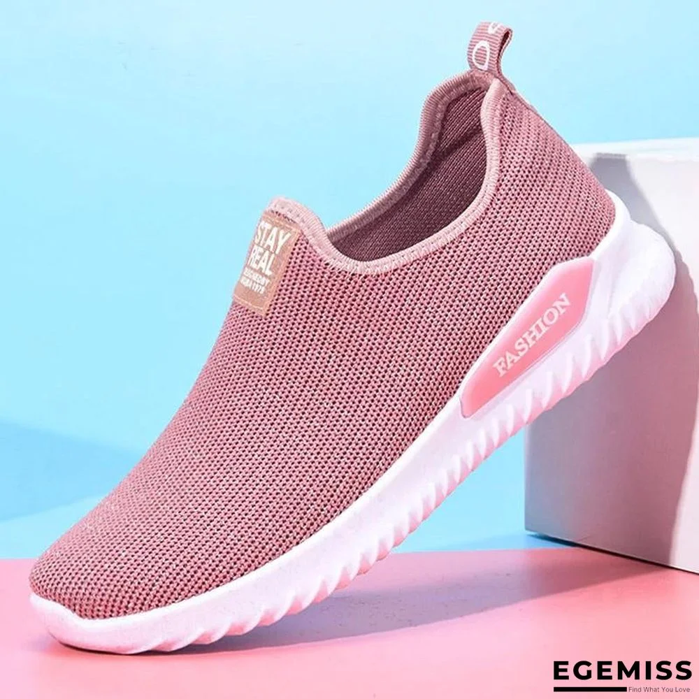 Women Sneakers Fashion Sock Shoes Female Vulcanized Shoes Casual Slip On Flats | EGEMISS