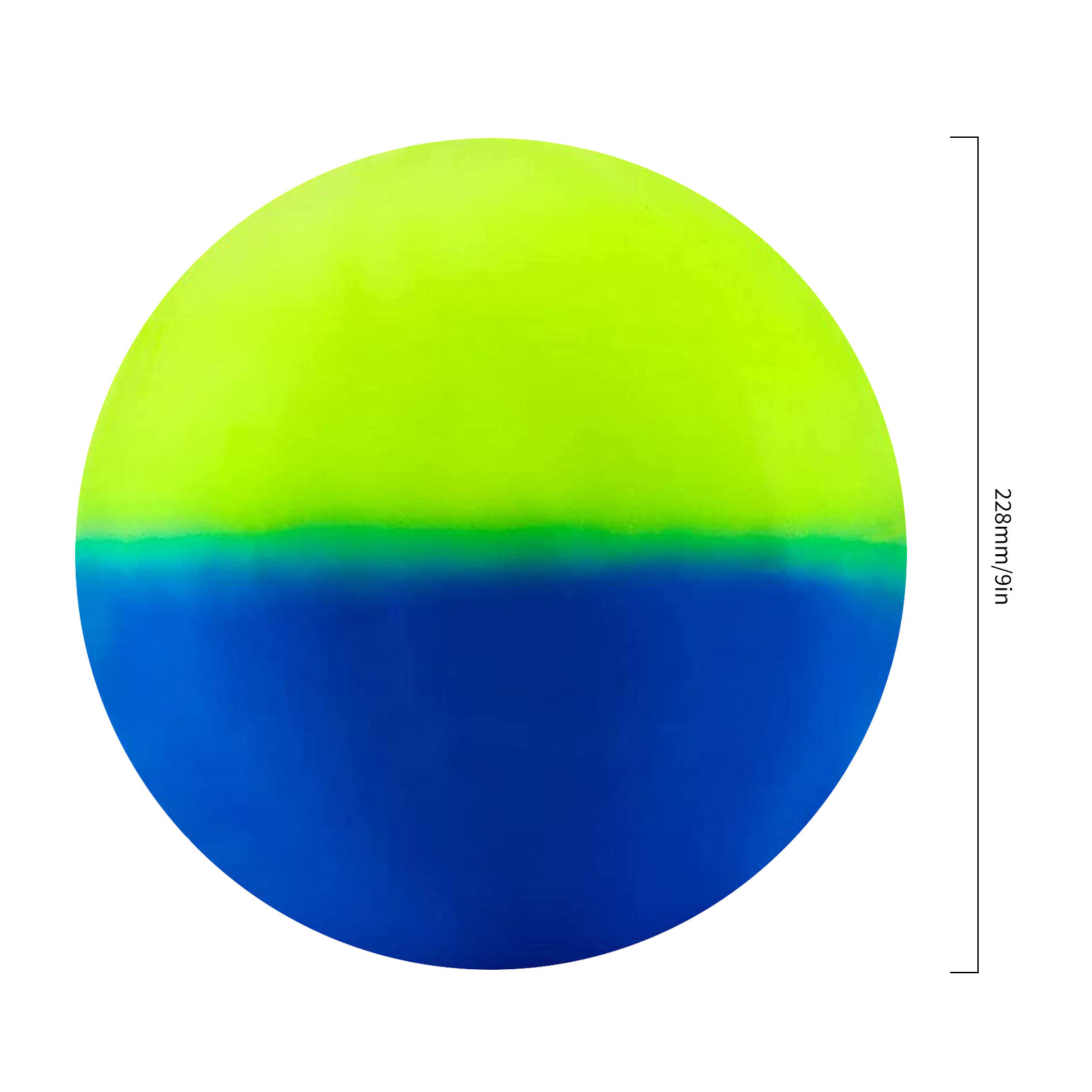 

9 inch Inflatable Beach Ball with Hose Adapter for Underwater Pool Games, 501 Original
